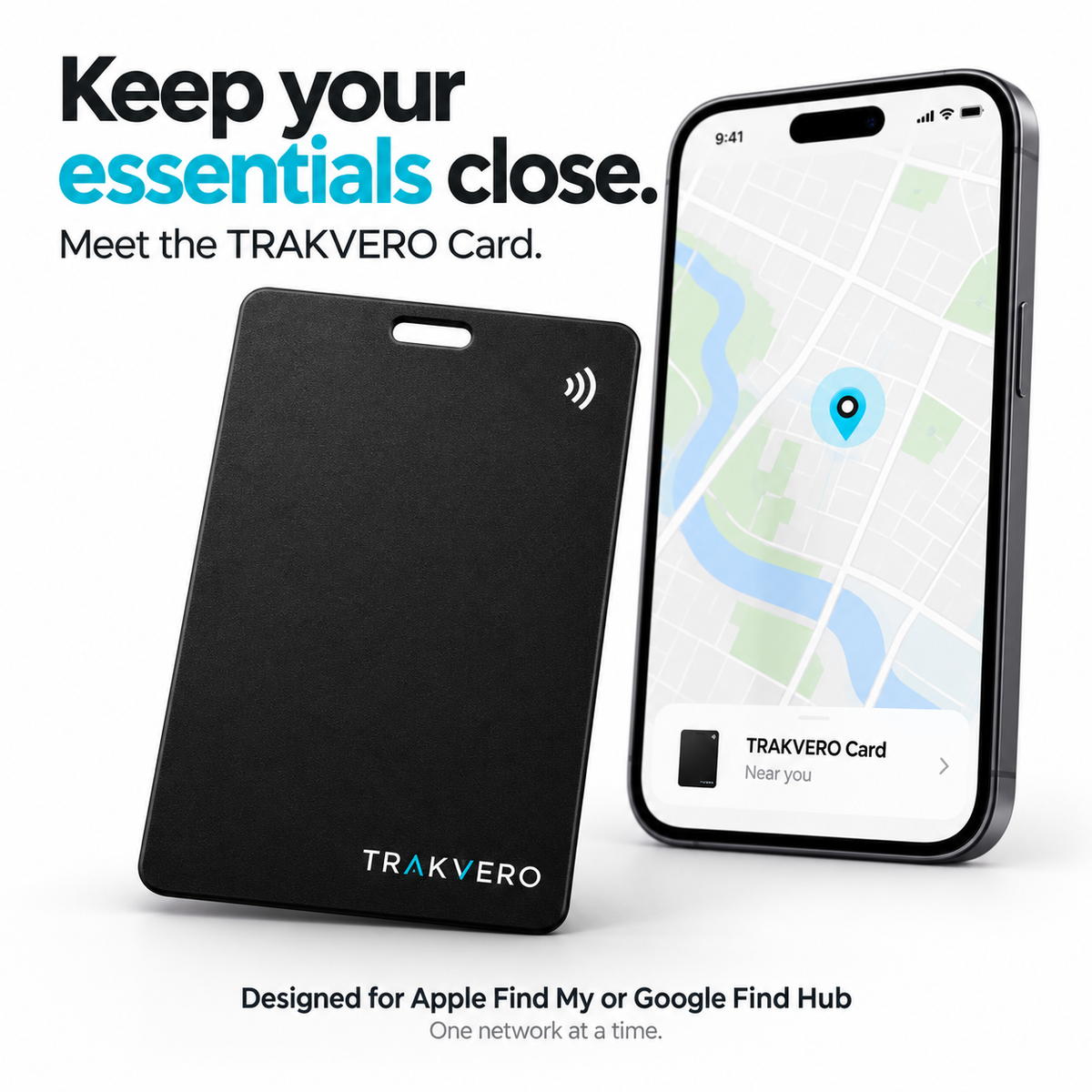 TRAKVERO Smart Tracker Card