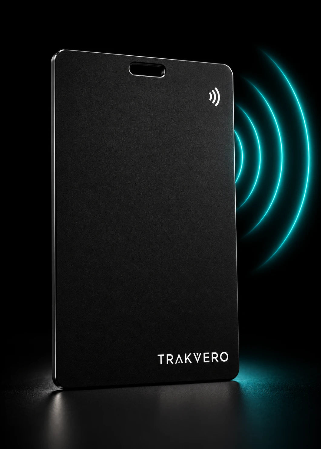 TRAKVERO card emitting a signal